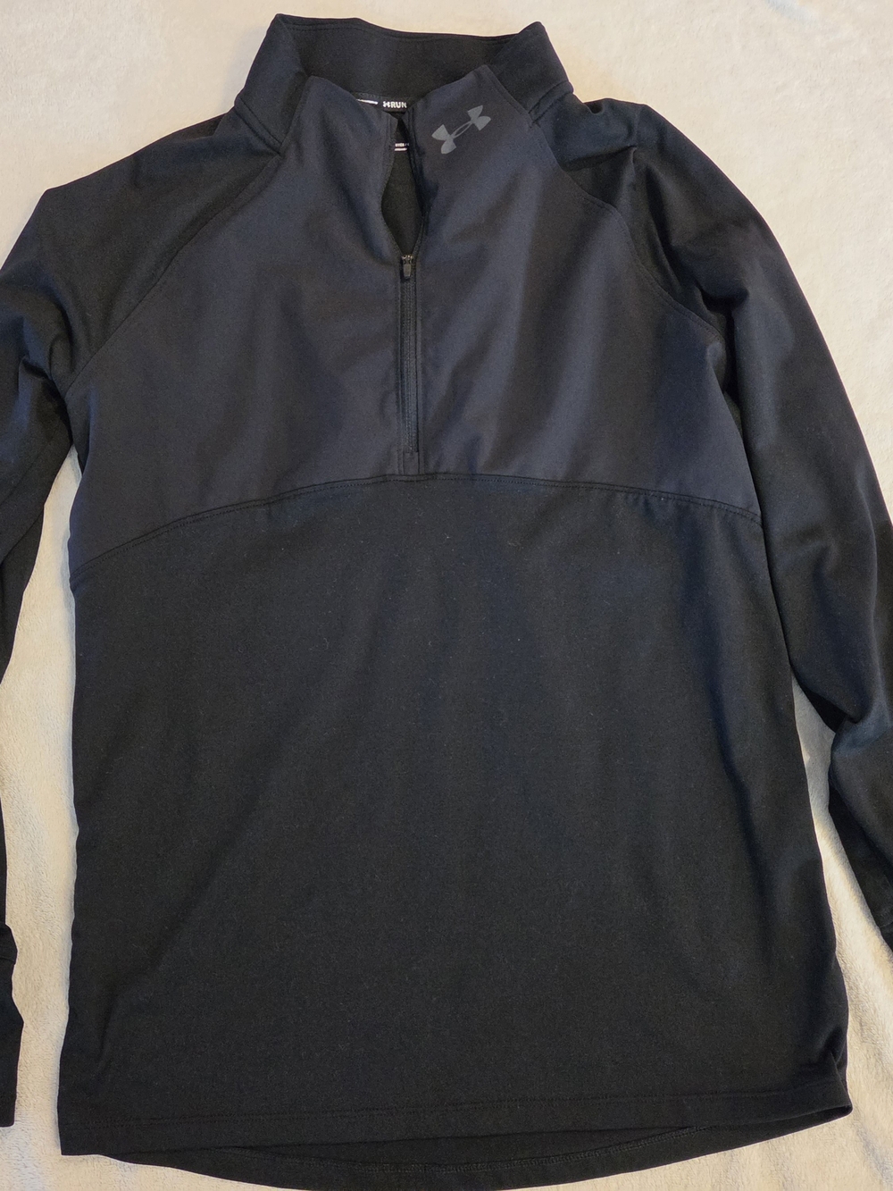 Under Armour Black Performance Half-Zip Pullover Jacket